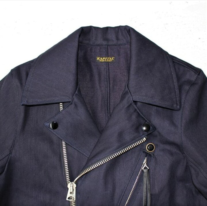 楽天市場】KAPITAL 10ozIDG×IDGデニム ライダースJKT K1903LJ004 
