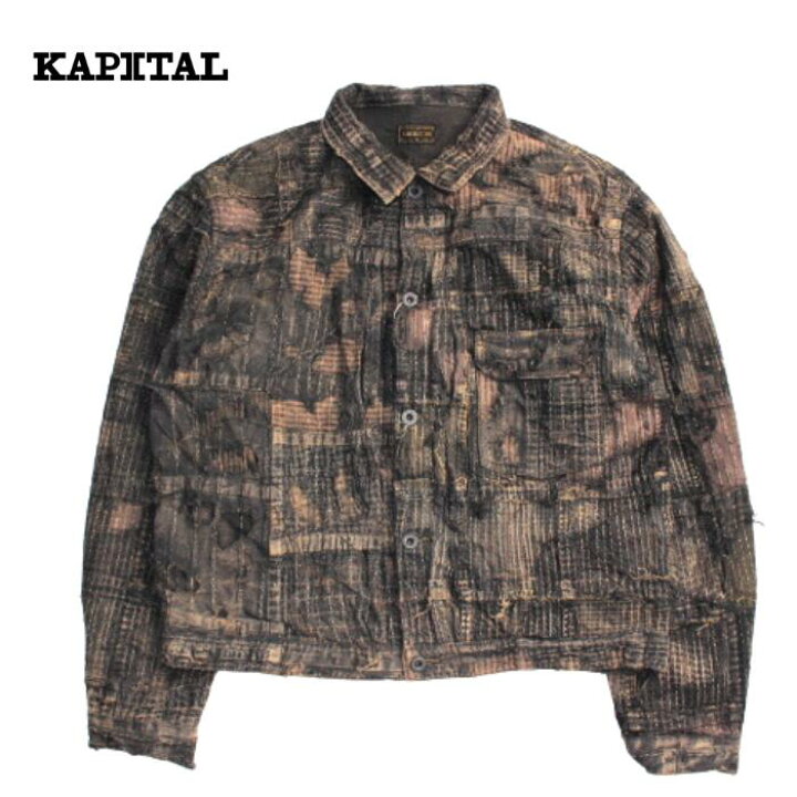 楽天市場】KAPITAL kapital BLACK TEA-CORE BORO SPRING 1ST JKT EK 