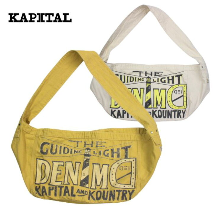 楽天市場】KAPITAL kapital キャンバス ニュースペーパーBAG （GUIDING 