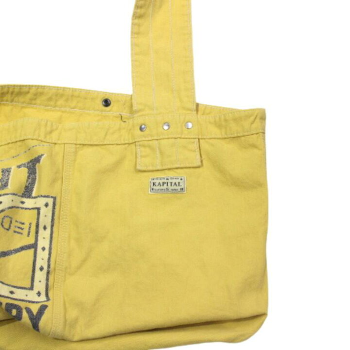 楽天市場】KAPITAL kapital キャンバス ニュースペーパーBAG （GUIDING 