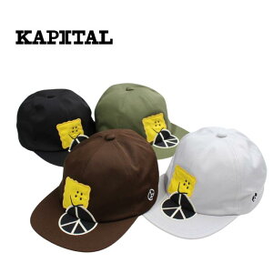 KAPITAL kapital �`�m�x�[�X�{�[��CAP�iPECKISH�@PEACE�h�J�j K2606XH553�@�L���s�^�� �x�[�X�{�[���L���b�v ���{ �j�����p �s�[�X�}�[�N
