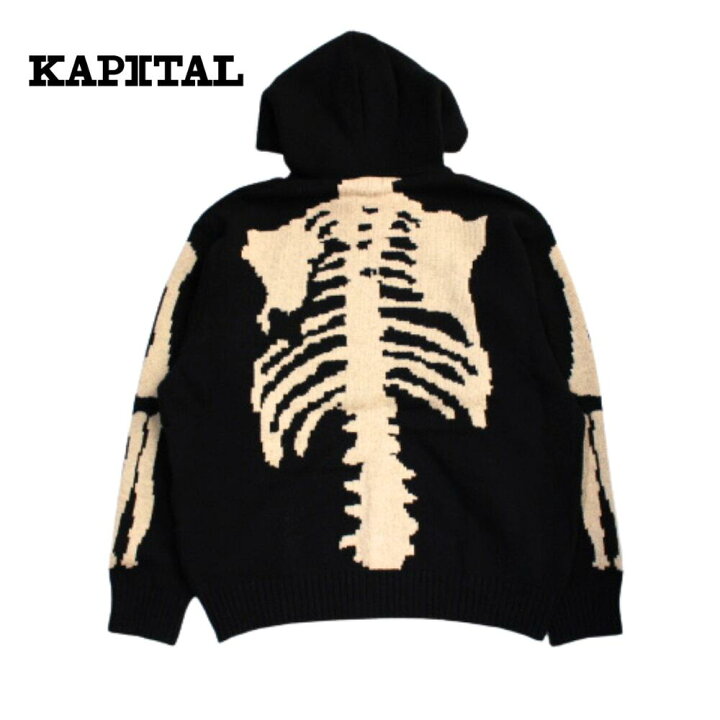 楽天市場】KAPITAL kapital 5G ウール BONEフードセーター K2410KN079  