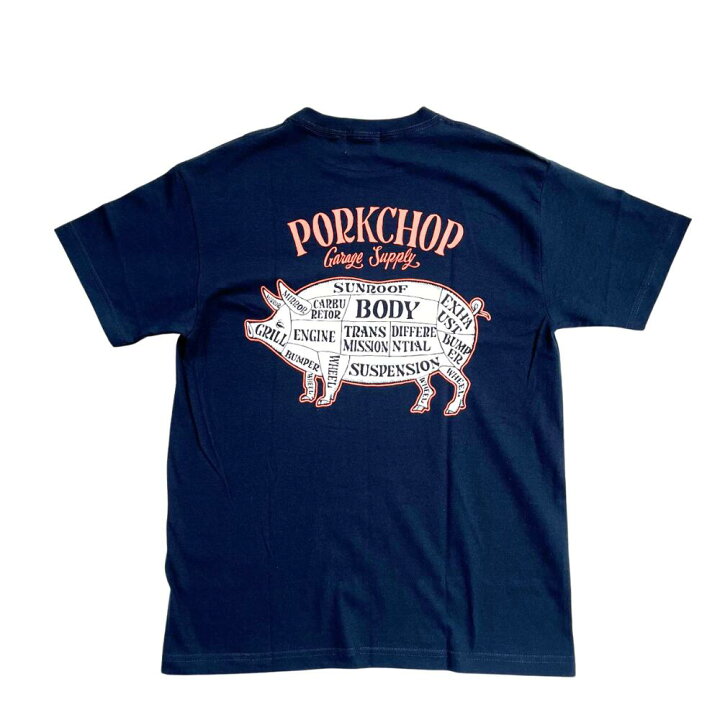 楽天市場】PORKCHOP GARAGE SUPPLY PORK BACK TEE ポークチョップ 