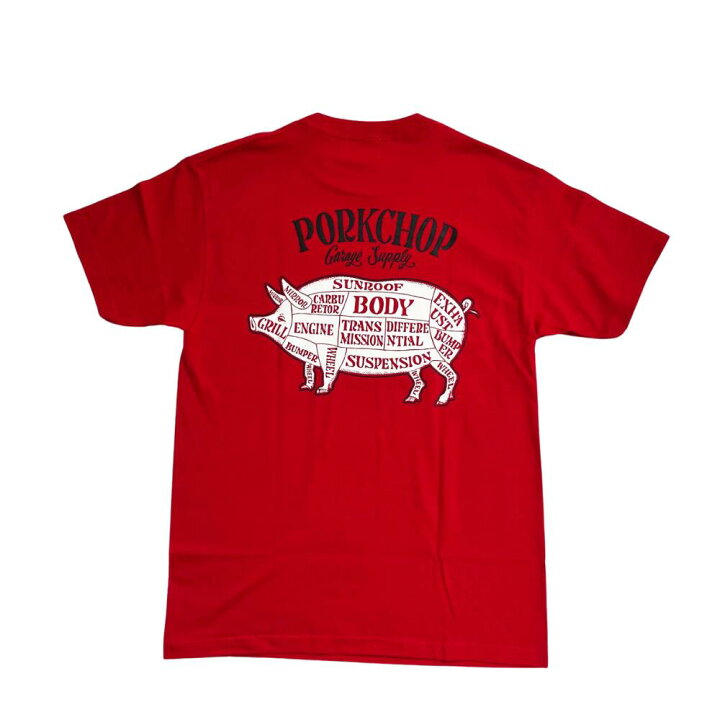 楽天市場】PORKCHOP GARAGE SUPPLY PORK BACK TEE ポークチョップ 