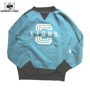 FREEWHEELERS POWER WEAR 1940s STYLE SWEAT SHIRT �Z�b�g�C�� �X���[�u �X�E�F�b�g�V���c �gLIONS�h #2234003 �t���[�z�C�[���[�Y �X�E�F�b�g ���� �A���J�W freewheelers �R�b�g�� �����Y �u�����h