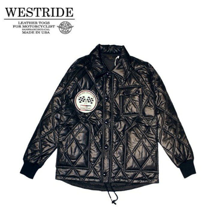楽天市場】WESTRIDE ウエストライド W QUILT JACKET BLACK ダブル 