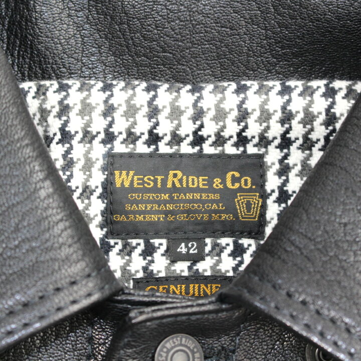 楽天市場】WEST RIDE ウエストライド DEAN BKG1 レザーベスト メンズ 