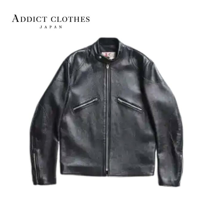 楽天市場】gm/ ADDICT CLOTHES AD-05 CLUBMAN JACKET (SHEEP) BLACK 