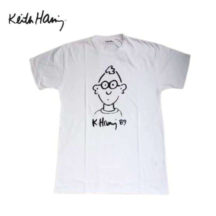 楽天市場】KEITH HARING キースへリング US MADE KEITH 89 WHITE SS 