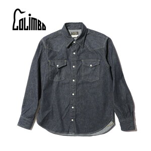 gm/ COLIMBO�@za-0317�@cattleman shirt 10oz denim�@�R�����{ �L���g���}�� �V���c 10�I���X�f�j�� �A���J�W colimbo