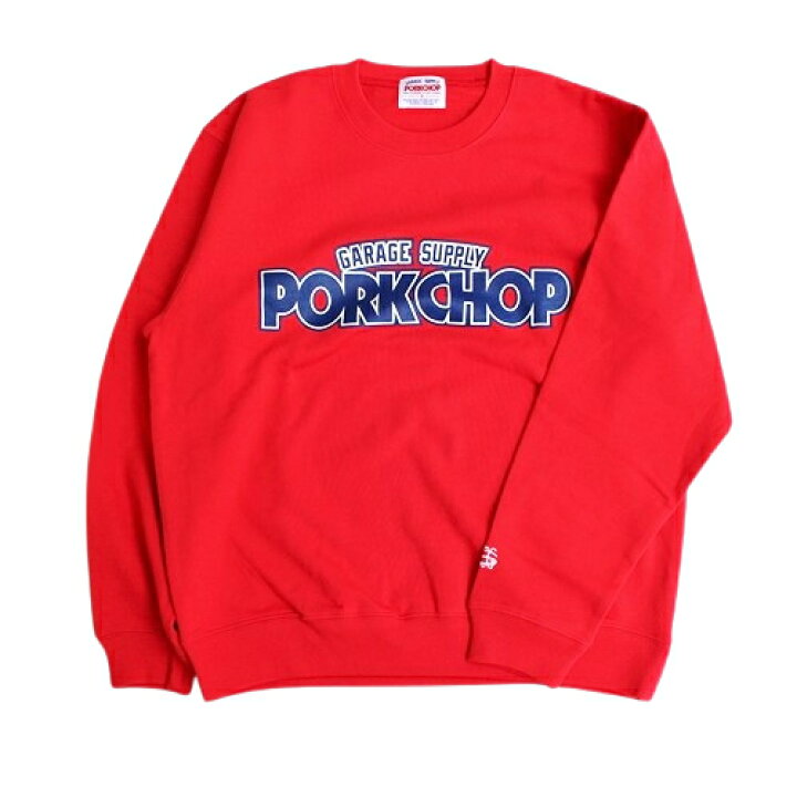 楽天市場】PORKCHOP ポークチョップ 2nd BLOCK SWEAT クルーネック 