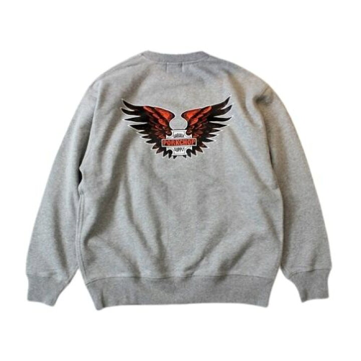 楽天市場】PORKCHOP ポークチョップ B＆S WING SWEAT スウェット 