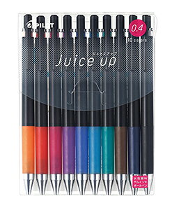 PILOT �W���[�X�A�b�v04�i���ɍ�0.4mm�j10�F�Z�b�g�Q���C���L�{�[���y��0.4mm Juice up ���ɍ� LJP200S410C