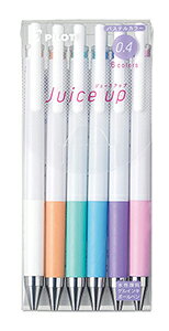 PILOT �W���[�X�A�b�v04�i���ɍ�0.4mm�j�p�X�e��6�F�Z�b�g�Q���C���L�{�[���y��0.4mm Juice up ���ɍ� LJP120S46CP