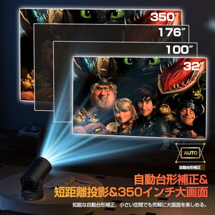 楽天市場】Philoent プロジェクター 家庭用 超小型 2025アップグレード 