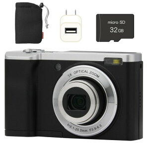 �P���R�[ �f�W�^���J���� KC-ZM08 & microSD32GB & �|�[�` & �A�_�v�^ (4�_�Z�b�g)
