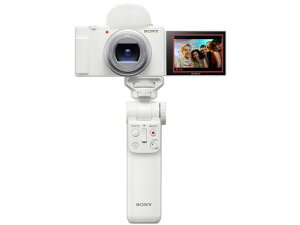SONY(�\�j�[) �R���p�N�g�f�W�^���J���� VLOGCAM Vlog�p�J���� ZV-1II �V���[�e�B���O�O���b�v�L�b�g(�����O���b�v:GP-VPT2BT�z���C�g�A�o�b�e���[�p�b�N+1��) �E�B���h�X�N���[���t�� 18-50mm F1.8-4.0