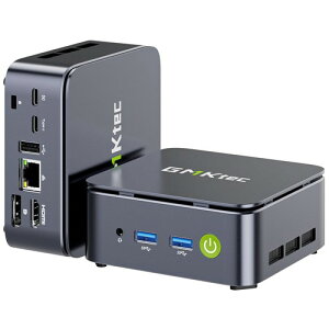 GMKtec �~�jPC G10 �u���b�N ���o�� Ryzen 5 3500U���ځE(N5030��2�{����) 64GB DDR4+16TB SSD�g���Ή�/��������� �ő�3.7GHz/4K×3��ʏo�́E2.5GLAN HDMI 2.1/DP/Type-C�EWin11 Pro Mini PC USB3.2×2 ��ƁE�w�K�����E�v