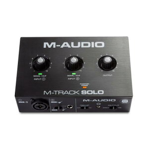 M-Audio USB�I�[�f�B�I�C���^�[�t�F�[�X ���y����\�t�g�t Mac Win �Đ� ���C�u�z�M ��^ �R���{�W���b�N M-Track Solo