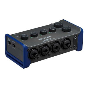 ZOOM �Y�[�� AMS-44 �I�[�f�B�I�C���^�[�t�F�[�X �z�M�@�� DTM ���y���� USB Type-C �X�}�z/�^�u���b�g�Ή� 4�C��4�A�E�g ���[�v�o�b�N���� MUSIC���[�h �d�r�쓮 AMS�V���[�Y/�����ۏ�3�N