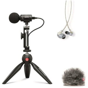 SHURE MV88+SE215-CL-A �|�[�^�u������B�e�L�b�g : �X�e���I�R���f���T�[�}�C�N iOS Android MV88+ �C���z�� �E�B���h�W���}�[/���[�J�[�ۏ�2�N