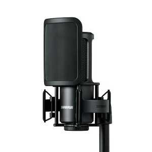 SHURE �V���A SM4 �z�[�����R�[�f�B���O�}�C�N���z���L�b�g SM4-K-KIT : �R���f���T�[�}�C�N �V���b�N�}�E���g �|�b�v�t�B���^�[ �t�� XLR �P��w���� ���h�~ RF�m�C�Y�Ւf �v���d�l ���R�[�f�B