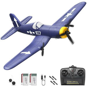 HAWK'S WORK 3�`�����l��RC��s�@F4U�R���Z�A�A �����ɔ�΂��郊���R���퓬�@�A 2.4GHz 6���W���C���X�^�r���C�U�[�A �q���Ə��S�҂̂��߂̊ȒP�Ȕ�s