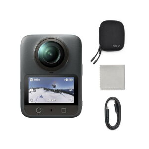 DJI Osmo 360 �X�^���_�[�h�R���{ 360�x�A�N�V�����J���� Vlog�J���� �l�C�e�B�u8K ���� 4K/120fps 170°�u�[�X�g�r�f�I 1.2����f 100��8K�B�e �h�� �X�|�[�c 105GB�̓����X�g���[�W