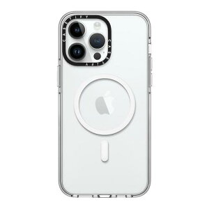 CASETiFY �N���A iPhone 14 Pro Max �P�[�X [���΂݂ɂ����f��/2m����̗����������N���A/MagSafe �ɑΉ�]