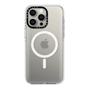 CASETiFY �N���A MagSafe�Ή� iPhone 15 Pro Max �P�[�X [���΂݂ɂ����f�� / 2m����̗����������N���A / MagSafe �ɑΉ�]