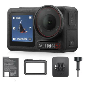 DJI �A�N�V�����J���� Osmo Action 5 Pro �X�^���_�[�h�R���{ ���^ 1/1.3�C���`�Z���T�[�t�� �h�� 4K/120fps�f�� ��ʑ̃g���b�L���O ��u���␳ �f���A��OLED�^�b�`��� �X�|�[�c vlog �E�F�A���u���J��