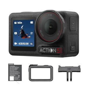 DJI �A�N�V�����J���� Osmo Action 5 Pro �G�b�Z���V�����R���{ ���^ 1/1.3�C���`�Z���T�[�t�� �h�� 4K/120fps�f�� ��ʑ̃g���b�L���O ��u���␳ �f���A��OLED�^�b�`��� �X�|�[�c vlog �E�F�A���u���J