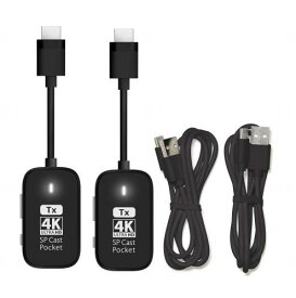 プリンストン ワイヤレスプレゼンテーション SimpleCastPocket 4K対応 ワイヤレス HDMI子機×2台セット 画面ミラーリング/拡張 SPCASTPOCKET4K-H1SET