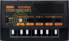 KORG(コルグ) アナログ シンセサイザー monotron DELAY モノトロン ディレイ 手のひらサイズ/シンプルなレイアウトで入門用に最適 スピーカー内蔵 /ヘッドフォン使用可/どこでも使えるコンパクトサイズ MONOTRON-DL