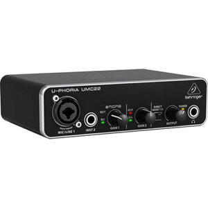 BEHRINGER �x�����K�[ �}�C�N�v���A���v���� USB�I�[�f�B�I�C���^�[�t�F�C�X UMC22