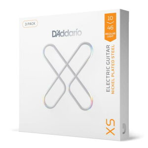 D'Addario �_�_���I �G���L�M�^�[�� XS �R�[�e�B���O�� �j�b�P�� Regular Light .010-.046 XSE1046-3P 3set����p�b�N