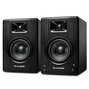 M-Audio �X�^�W�I���j�^�[�X�s�[�J�[ ��^�A�N�e�B�u�X�s�[�J�[ �Q�[�~���O ���y���� RCA���͒[�q L/R�y�A 120W�p���[�h�X�s�[�J�[ 4�C���` BX4