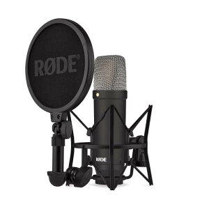 RODE Microphones ���[�h�}�C�N���t�H���Y NT1 �V�O�l�`���[ �V���[�Y ���[�W�t�����R���f���T�[�}�C�N �u���b�N NT1SIGNATUREBLACK