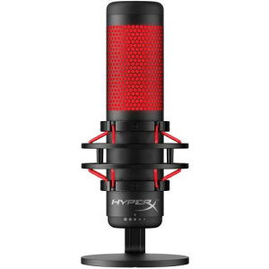 HyperX QuadCast �X�^���h�A�����}�C�N �X�g���[�}�[/�R���e���c�N���G�[�^�[/�Q�[�}�[����/PC,PS4�g�p�\ 2�N�ۏ� HX-MICQC-BK ���s�A���i [���s�A���i]