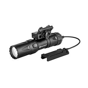 OLIGHT(�I�[���C�g) ODIN MINI �E�F�|�����C�g �^�N�e�B�J�����C�g 1250���[���� �[�d�� �����d�� led�t���b�V�����C�g ���� M-LOK�Ή� ��d�͒� 5���ԗ��p�\ 2���[�h �y�� IPX8�h�� (�u���b�N)