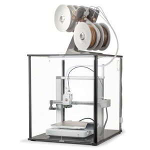 FNATR Bambu Lab A1�p3D�v�����^�[�G���N���[�W���[ ���E�L�C�΍�A��C����p���C���A�ߔM�h�~�ALED���C�g�A�_���AMS Lite�z�u�A�u���b�N