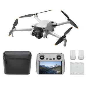 DJI Mini 3 Fly More�R���{(DJI RC�t��) �h���[�� �B�e ���^ 4K �~�j�h���[�� �J�����t�� HDR����B�e �ǉ��o�b�e���[(�쓮����38��) ×2 ���S�Ҍ��� �c�����B�e �C���e���W�F���g�@�\���� �܂��ݎ� 