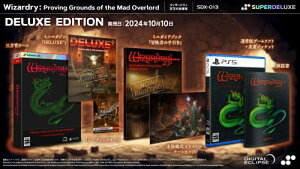 Wizardry: Proving Grounds of the Mad Overlord DELUXE EDITION -PS5 ���T �ʏ��(�\���W���P�b�g+�}�j���A��)�A�O���w�P�[�X�A�g���[�f�B���O�J�[�h�A�~�j�K�C�h�u�b�N�u�`���҂̎�����v�A�~�j�}�K�W���uDE