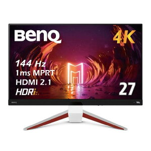 �x���L���[�W���p�� BenQ MOBIUZ EX2710U �Q�[�~���O���j�^�[(27�C���`/4K/IPS/144Hz/PS5�Ή�/2.1ch�X�s�[�J�[/�}�C�N����/FreeSync Premium Pro/�P�x��������/��������)