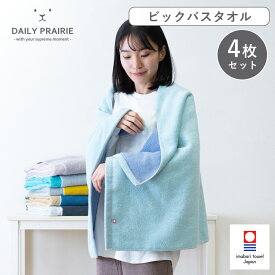バスタオル 大判 今治タオル リバーシブル 4枚セット | ギフト プレゼント タオル 大きめ 今治 タオルギフト ギフトセット 大判バスタオル おしゃれ タオルセット 厚手 無地 シンプル 大きい ふわふわ 結婚祝い セット 内祝い 日本製 綿 綿100