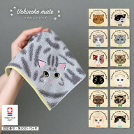 Uchinoko mate にゃんこ 毛並み 今治タオル ハンカチ にゃんこシリーズ | ハンカチタオル かわいい ねこ …