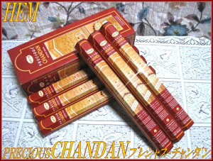 CĥHEM(w) vVXE`_XeBbN^Cv16/120{INDIA INCENSEHEM-PRECIOUS CHANDANyStickszy1Box-6Packs/1Pack-20StickszyChzyCZXzyXeB