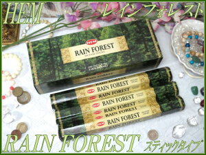 CĥHEMАCtHXgXeBbN^Cv1 6INDIA INCENSEHEM-RAIN FOREST-Sticks1Box-6Packs/1Pack-20SticksyChzyCZXzyXeBbN^CvzyHexapbN6{z