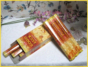 CĥHEMА ObhbNXeBbN^Cv16/120{INDIA INCENSEHEM-GOOD LUCKiBUENA SUERTEjyStickszy1Box-6Packs/1Pack-20Sticksz
