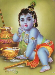 �C���h�̐_�l �N���V���i�_(�c����)�̂����J�[�h(��)×1��[001]India God�ykrishna(Childhood)�zSmall Card(charm) �y�_���z�y�m�z�y���z�y���z�y���́z�y�����z�y�����z